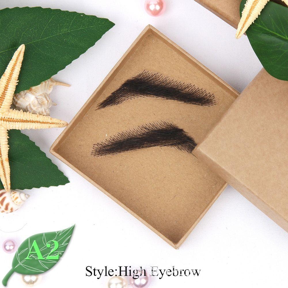 Bar Fancy Fake Eyebrows Hand Made Eyebrows Wave Style Eyebows Artificial Weaving Eyebrow Wigs