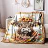 Highland Cow With Flowers Home Customize Your Name Blankets Comfortable Soft Lightweight Allseason Multipurpose Blanket For Picnics Sofas Offices Beds