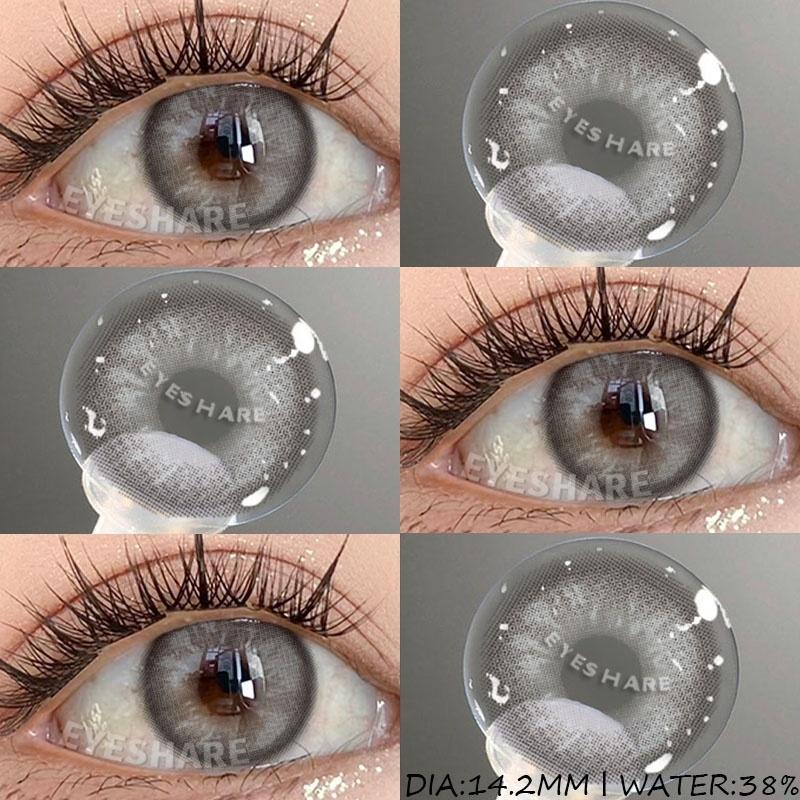 1 Pair Color Contact Lenses for Eyes Natural Eye Lens Blue Eye Lenses Brown Lenses Gray Pupils Yearly Green Eye Contacts