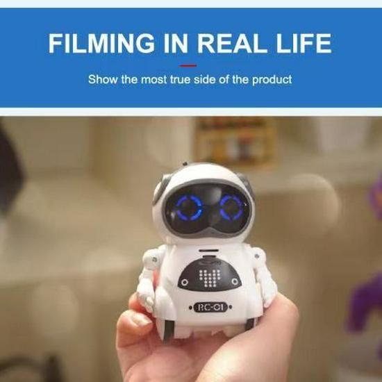 Cross-Border Children's Smart Voice Mini Robot - English Version