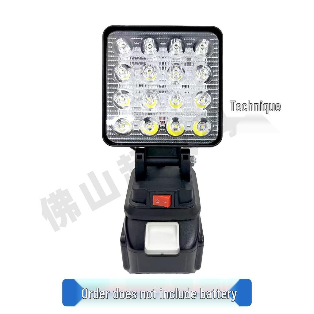 Rechargeable LED Floodlight with Dual USB & Lithium Battery for Multipurpose Use