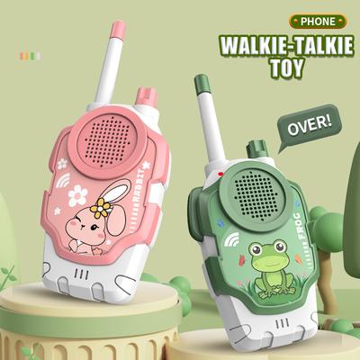 2 Peças Walkie Talkie Brinquedo Infantil Longa Distância Interfone Sem Fio Interação Pai-Filho Brinquedos de Comunicação por Intercomunicador Para Crianças Presente