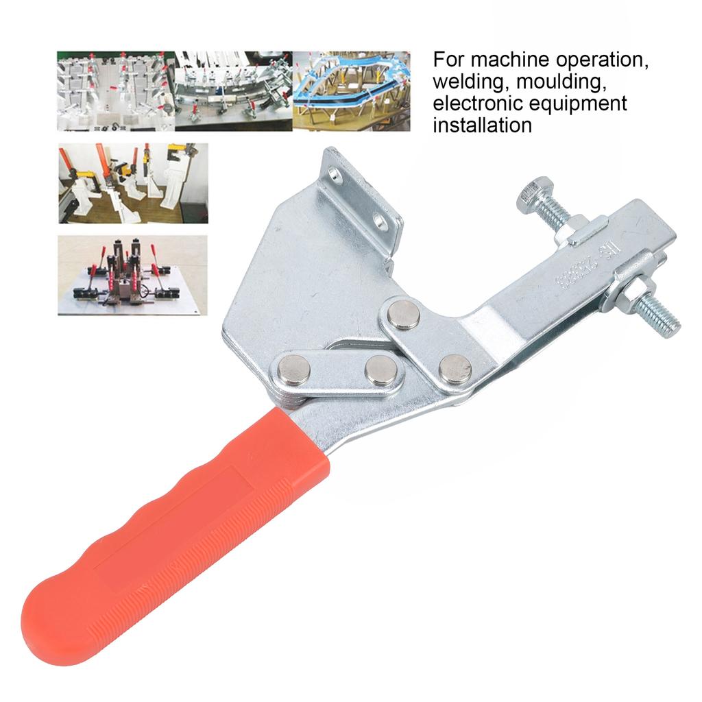 Stainless Steel Quick Release Clamp, Quick Fixing with 280kg Clamping Force for Equipment Installation, Interior Decoration