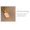 Simple Pendant Necklace Titanium Steel Choker Fashion Gold Necklace  Women