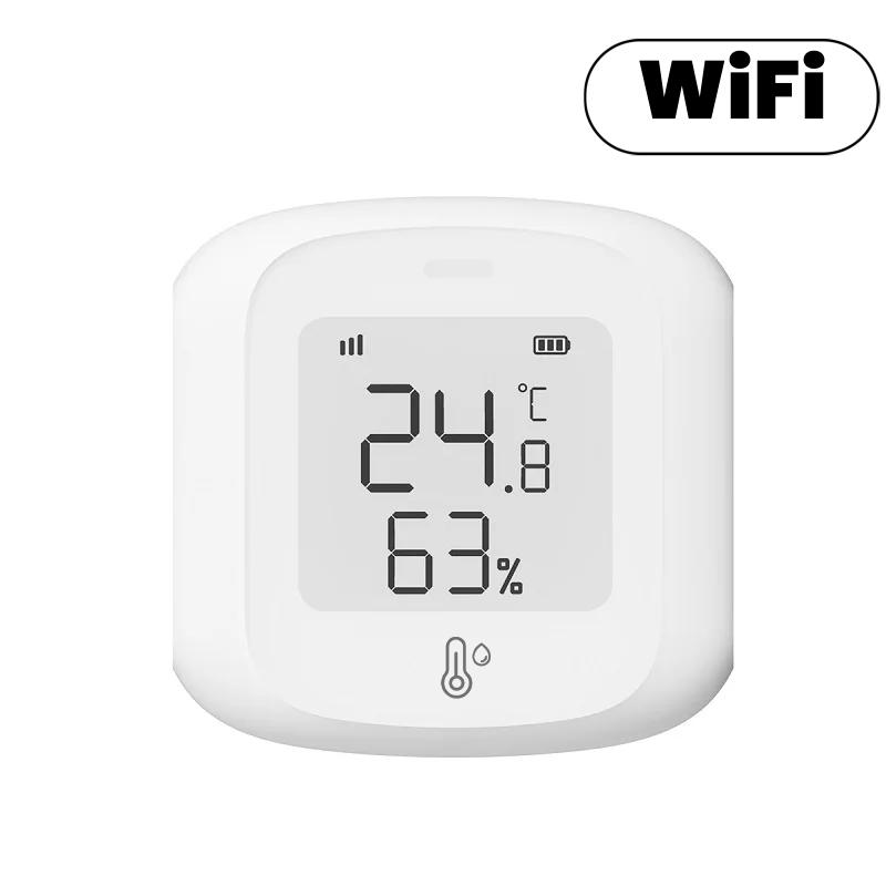 Tuya ZigBee/ WiFi Household Precision Thermometer Mini Indoor Thermometer Lcd Digital Temperature Room Hygrometer Gauge Sensor Humidity Meter
