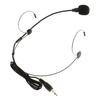 2 Pieces Ear Hook Wired Headphone Microphone Vacuum Tube Telescopic 3.5mm