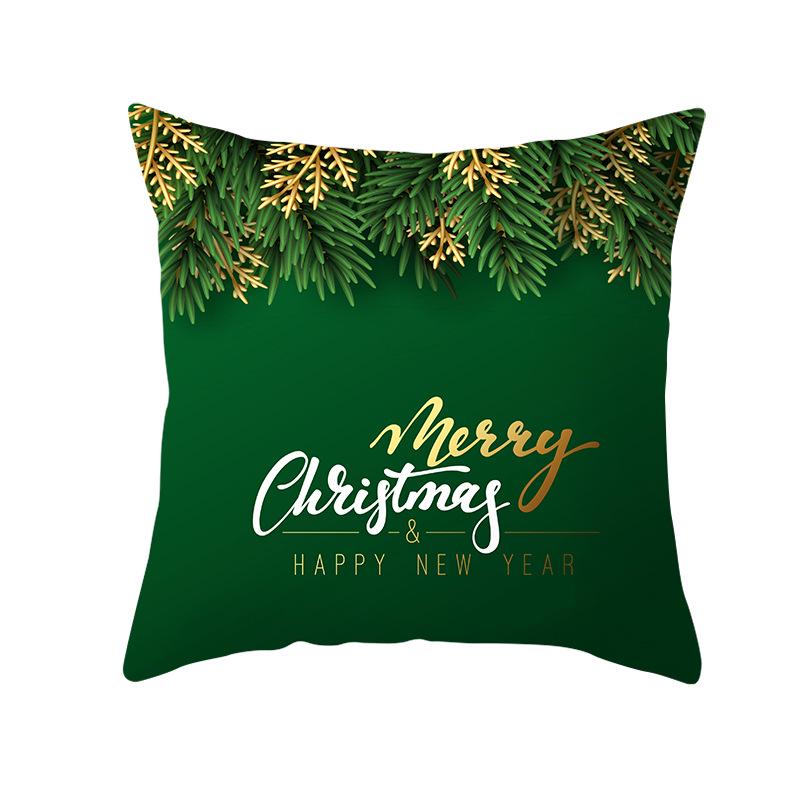 Christmas Throw Pillow Covers Merry Christmas Winter Snowflake Decorative Holiday Cushion Pillow Cases For Farmhouse