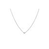 & Cie. Collier Platine Gravé Logo Collier Femme Argent ELSAPERETTI