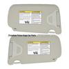 Gray Wireless Sun Visor Pair for 13-19 Nissan Sentra (96400-3SG8A)