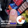 460Pcs Fuses Kit, Micro2,Standard,Micro Fuse ,Mini Fuses Assortment Kit 2A 3A 5A 7.5A 10A 15A 20A 25A 30A 40A with Puller