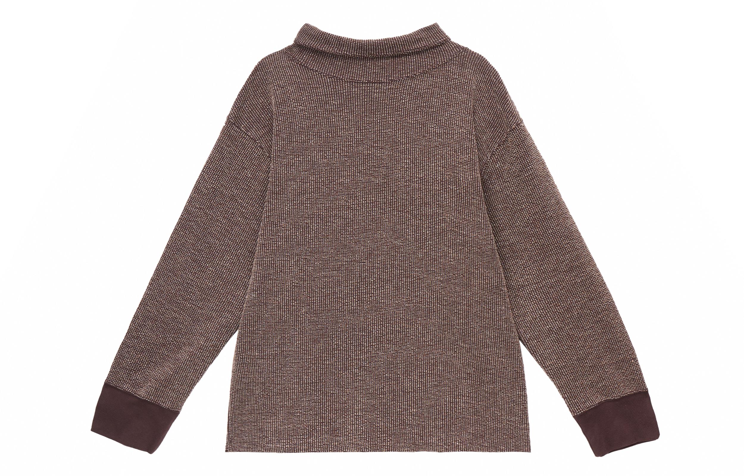 

Nike Sweatshirts Women s Brown Half Turtleneck Moderate Regular DD5825-203 M
