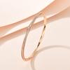 Simple and Generous Champagne Gold Mobius Twist Gypsy Gold Bracelet Bracelet Bracelet Hair