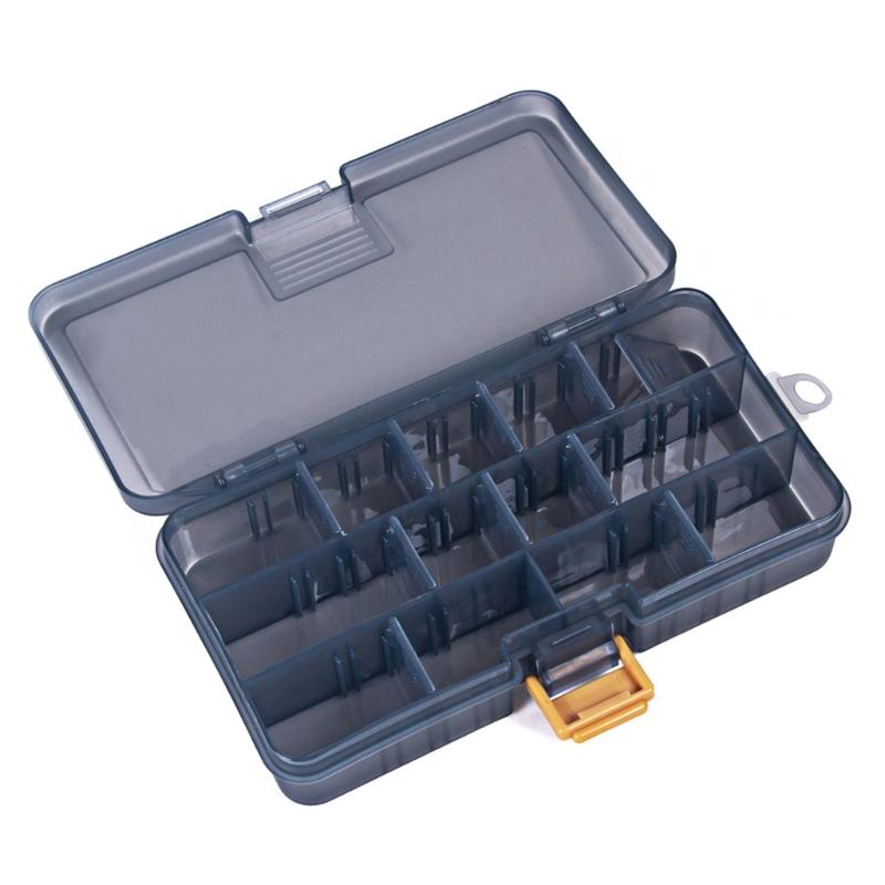 Fishing Tackle Box Waterproof Fishing Baits Organizers Protective Box Fishing Storage Lure Box with Adjustable Dividers