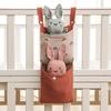 Newborn Muslin Bed Hanging Storage Bags Multi-Functional Crib Stroller Organizer Diapers Portable Bedside Hanging Bag