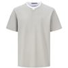 GIOVANNI VALENTINO Men's Fake Two-Piece Short Sleeve T-Shirt