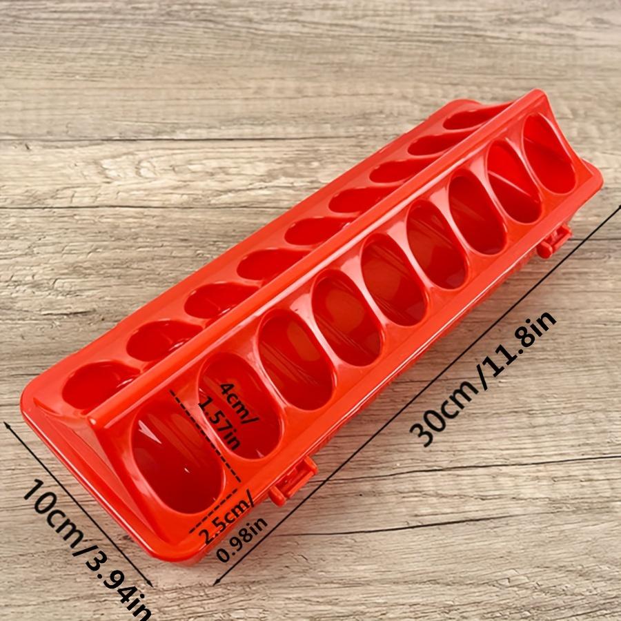Feeding Equipment for Pet Birds Including A Waterer and Trough for Pigeons, Parrots, Chickens, Chicks, and Ducks, Sold As A Single Piece