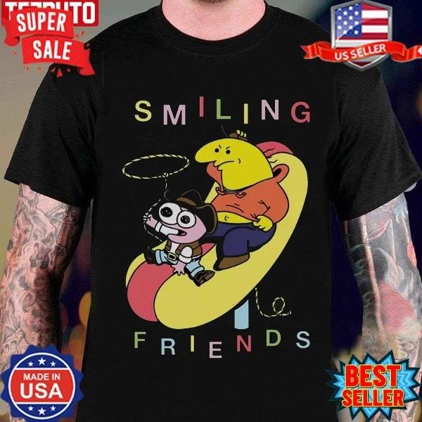 Smiling Friends Rodeo Hot Dog Short Sleeve T-Shirt, S-5XL S