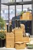 Zwilling "Bamboo Storage 4-Piece Set" Knife Stand, Storage Container, Canister, Spice and Herb Storage, Officially Sold In Japan, 35101-400, Brown
