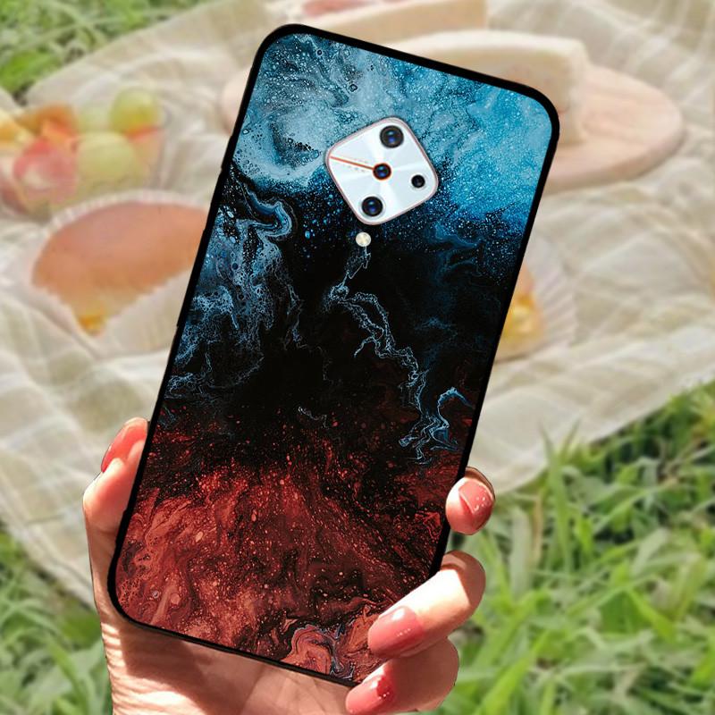 For Vivo V17 Russia Case Vivo 1920 TPU Soft Silicone Marble Phone Case For Vivo S1 Pro Fundas V1945A V1945T Cover Coque Shells