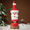 Santa Clause Wine Bottle Decorative Case Cloth Wine Bottle Accessories  Wine