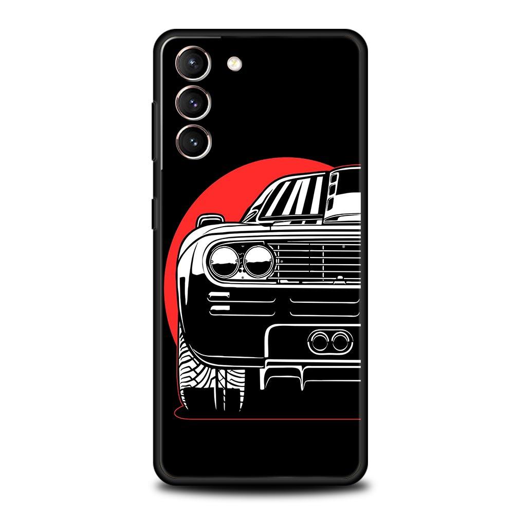 

Чехол для телефона JDM Tokyo Drift Sports Car Lamp для Samsung Galaxy S23 Ultra S22 S21 S20 FE 5G S10 S10E S9 S8 Plus Note 20, мягкий чехол Samsung S21Ultra