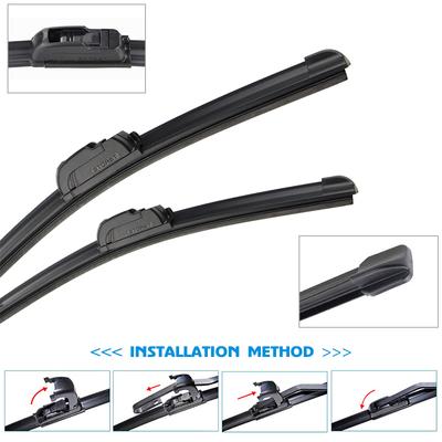 Car Wiper Blade Blades For Porsche 911 (997) 2004-2011 22"+21" Windshield Windscreen Clean Rubber Silicon Cars Wipers