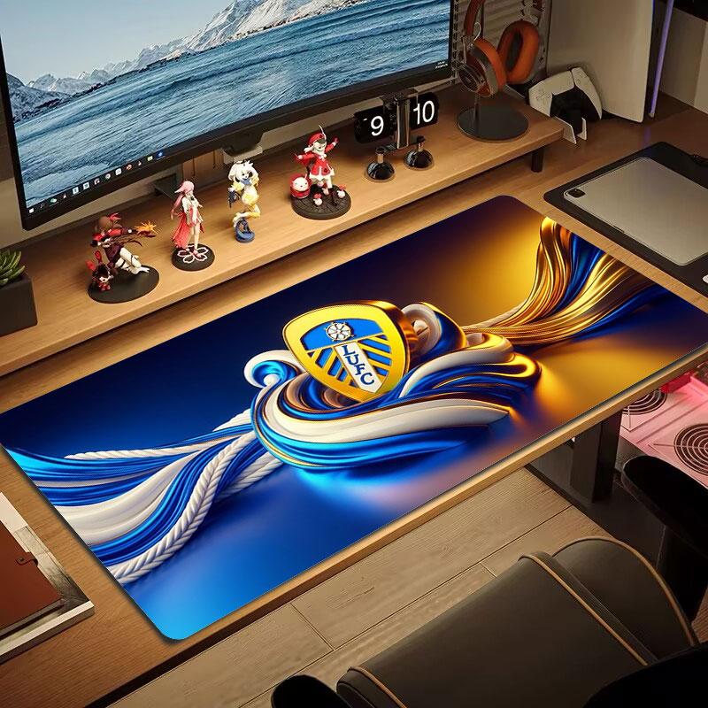 Leeds United Large Size Mouse Pad Large Gaming Table Cushion Non-slip Laptop Tablet Big Mousepad XXL Mat Mini PC Playmat With Lock edge