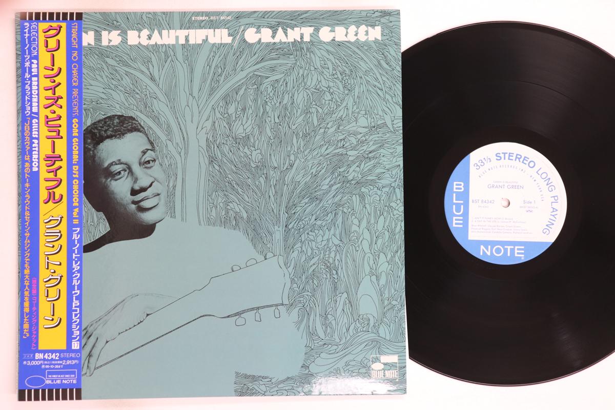 

LP Record GRANT GREEN - Green Is Beautiful BN4342 BLUE NOTE 1993 Japan Obi Jazz Used