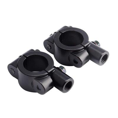 Left and Right Set Motorcycle Handle Mirror Mount Motorcycle Rearview Mirror Mount Clamp Universal