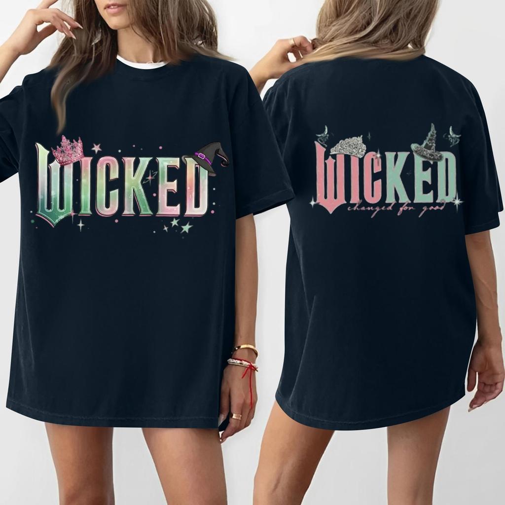 Women's Casual Fashion Round Neck Printed Short Sleeve T-Shirt Top