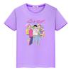 kpop demon hunters Print 100%Cotton t shirt for kids boy 10year y2k Saja Boys Kawaii Tees Cute Tops anime Short girls clothes