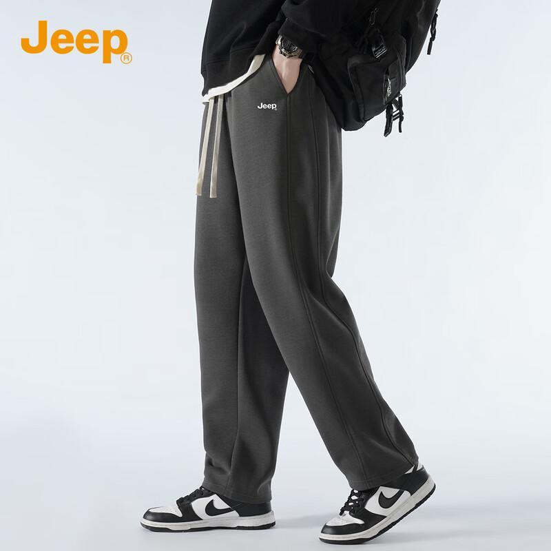 Jeep Men's Loose Straight Casual Trousers