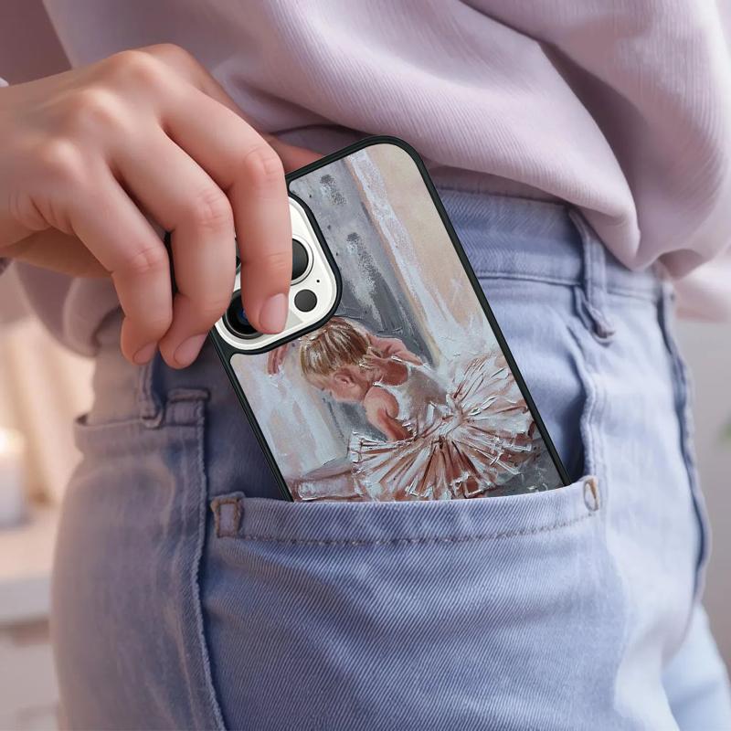 Ballet Dance Girl Ballerina Art Phone Case For iPhone 17 Air 15 16e 14 13 Pro Max Coque 12 11 Pro Max PLUS cover