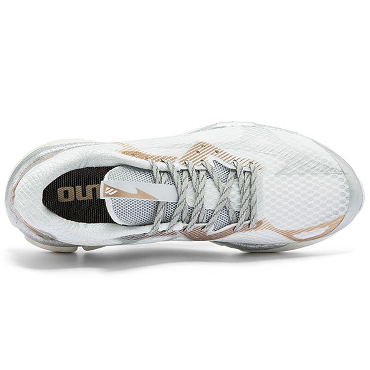 Mizuno Pi X Durable Casual Low-Top Sports Shoes Unisex Sneakers White Silver Gold D1GH214304