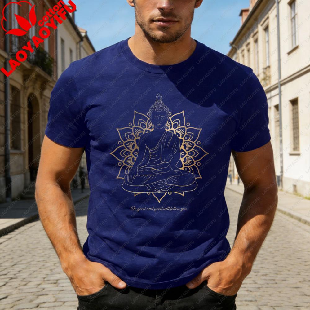 Yoga Zen Meditation Buddhism Lotus TShirt Spirituality Buddha Gifts Namaste  Premium Shirt High Quality Cotton Clothes