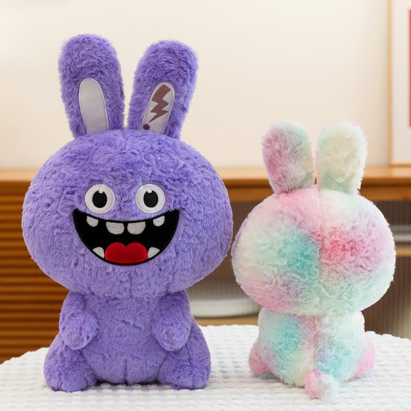 Cute haha rabbit not annoying beast doll plush toy doll cloth doll for girls sleeping throw pillow birthday gift