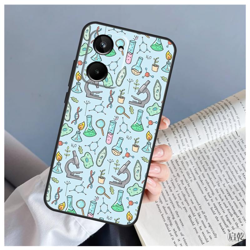 Science DNA Biology For Realme C71 C55 C75 C67 C63 C51 C61 C53 C35 C65 11 12 13 14 15 Pro Plus GT6 GT7 Pro Case