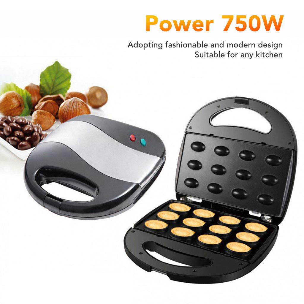 12 Walnut  Mold Maker Non Stick Double Sided Heating Electric Oreshki Mold Maker US Plug 110V Electric Walnut  Maker