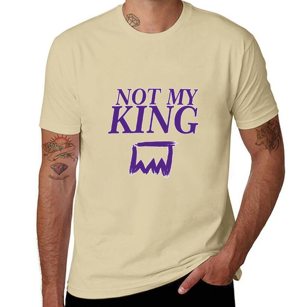 Not My king TShirt korean fashion summer tops mens clothes