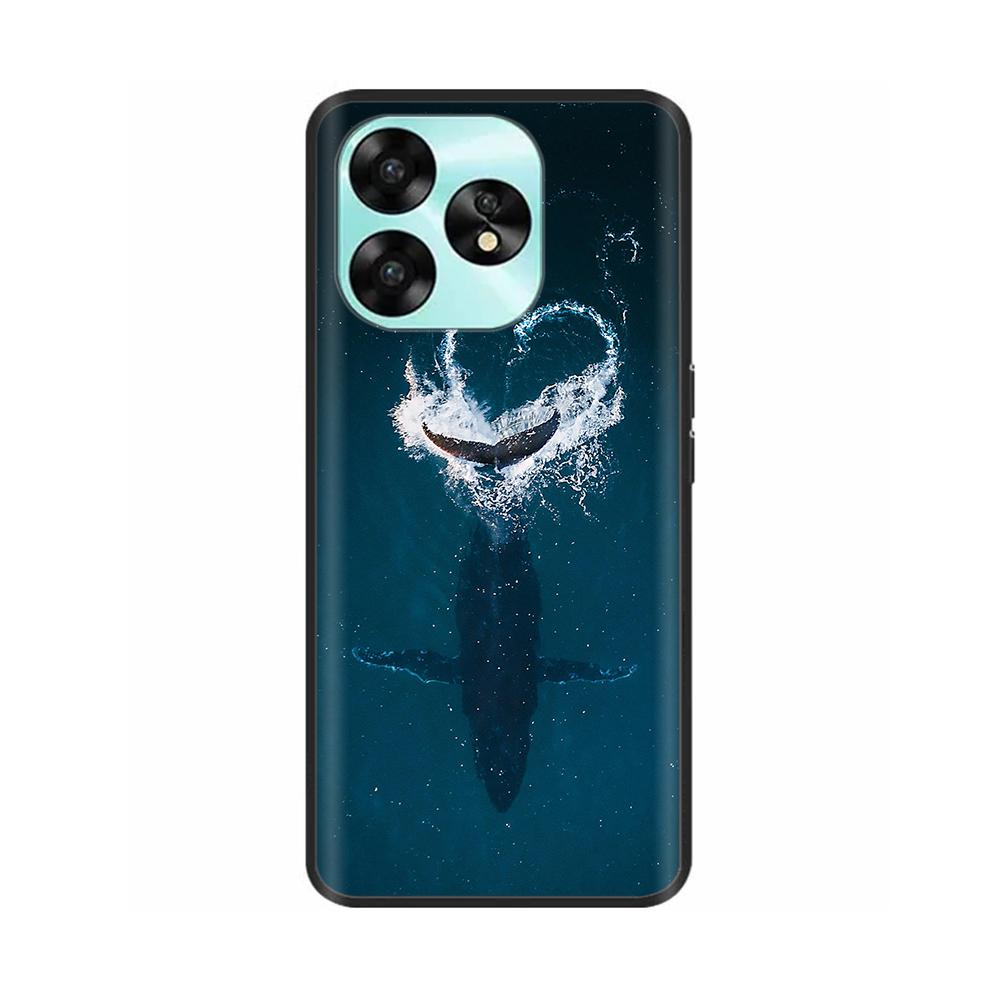 Für Umidigi A15 A15C Hülle Niedliche Blume Maus Stoßfest Silikon Weiche Rückseite für Umidigi A15C NFC A 15 Handy Schutz Hüllen
