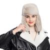 Chapeau d'hiver en peluche pour femme, faux chapeau épais, protège-oreilles, chapeau chaud en peluche