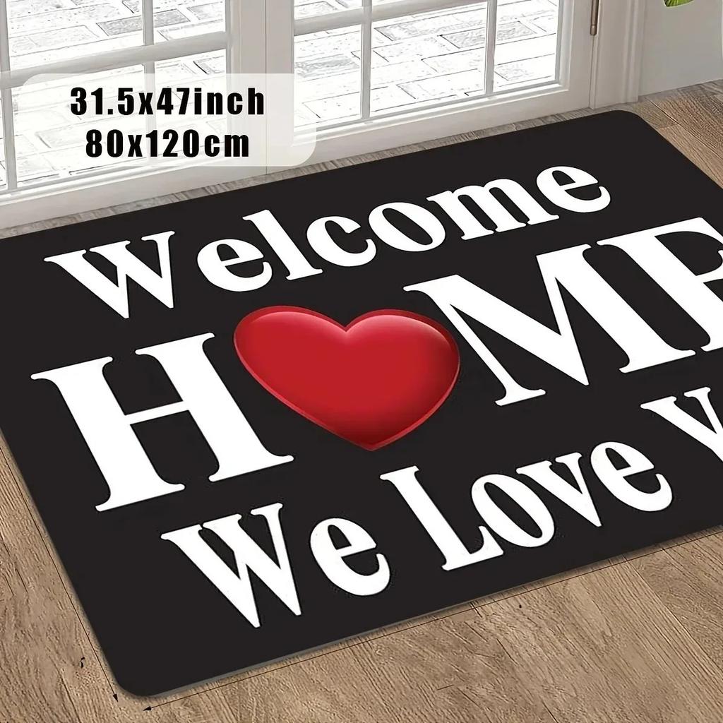 1PC Welcome charactor Door Mats Kitchen Rugs Non-Slip Pop design Living room Rugs Bath Mat Carpet for Home Sink Laundry Decor