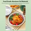 20PCS 6 Inch 7 Inch 8 Inch 9 Inch Air Fryer Foil Baking Pan Food Grade Tin Foil Pan  Baking Cooking