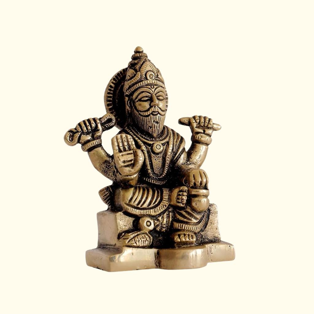 Lord Vishwakarma Murti Statue For Home Pooja, Puja Mandir Table Decor Showpiece