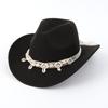 New Panama Hat European and American Four-season Retro Gentleman Hat Shell Big Brim Jazz Hat