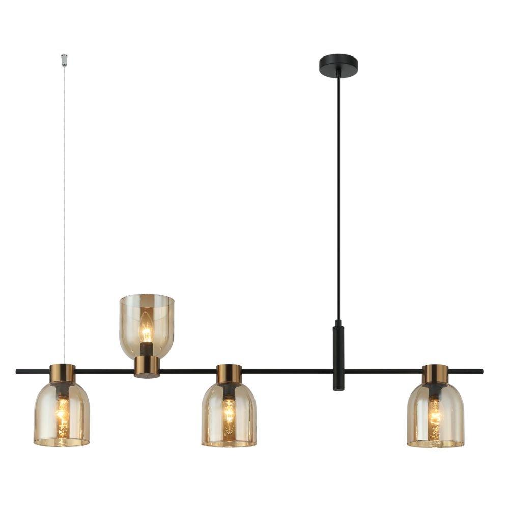 Lampa wisząca SERVIO PND-66892-4-BK-AMB Italux