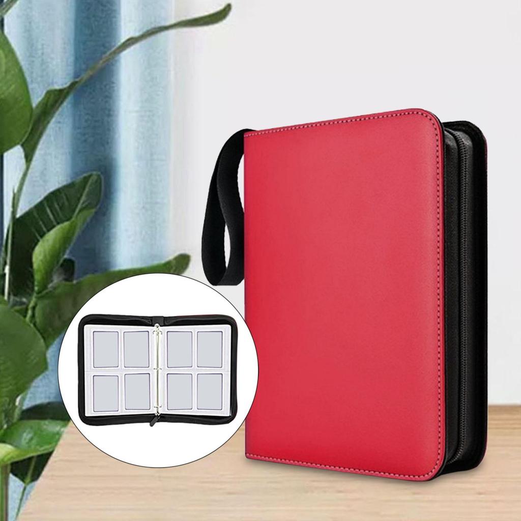 Holder Organizer for Business and Game Cards - 400 Pocket Binder with Zipper Closure