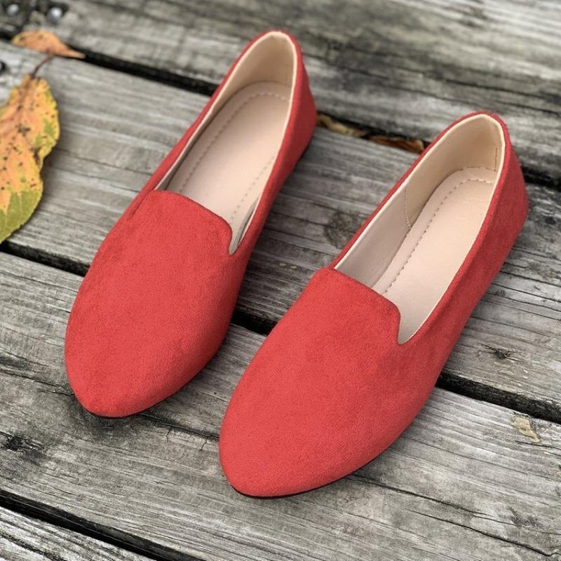 Fashion Spring Autumn Shoes for Women Comfortable Casual Slip On Flats Plus Size 36-43 Loafers Non-slip Zapatos De Mujer Women Shoes