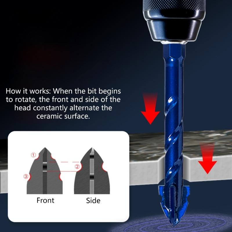 6-14mm Hochfester Stahlbohrer Perfekt für Holzbearbeitung Metallbearbeitung und Heimwerkerprojekte Garantiert Langanhaltende Schärfe