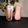 Pink Diamond Tpu 3 Button For Porsche Panamera Spyder Carrera Macan Boxster Cayman Cayenne 911 970 981 991 Car Key Case Cover